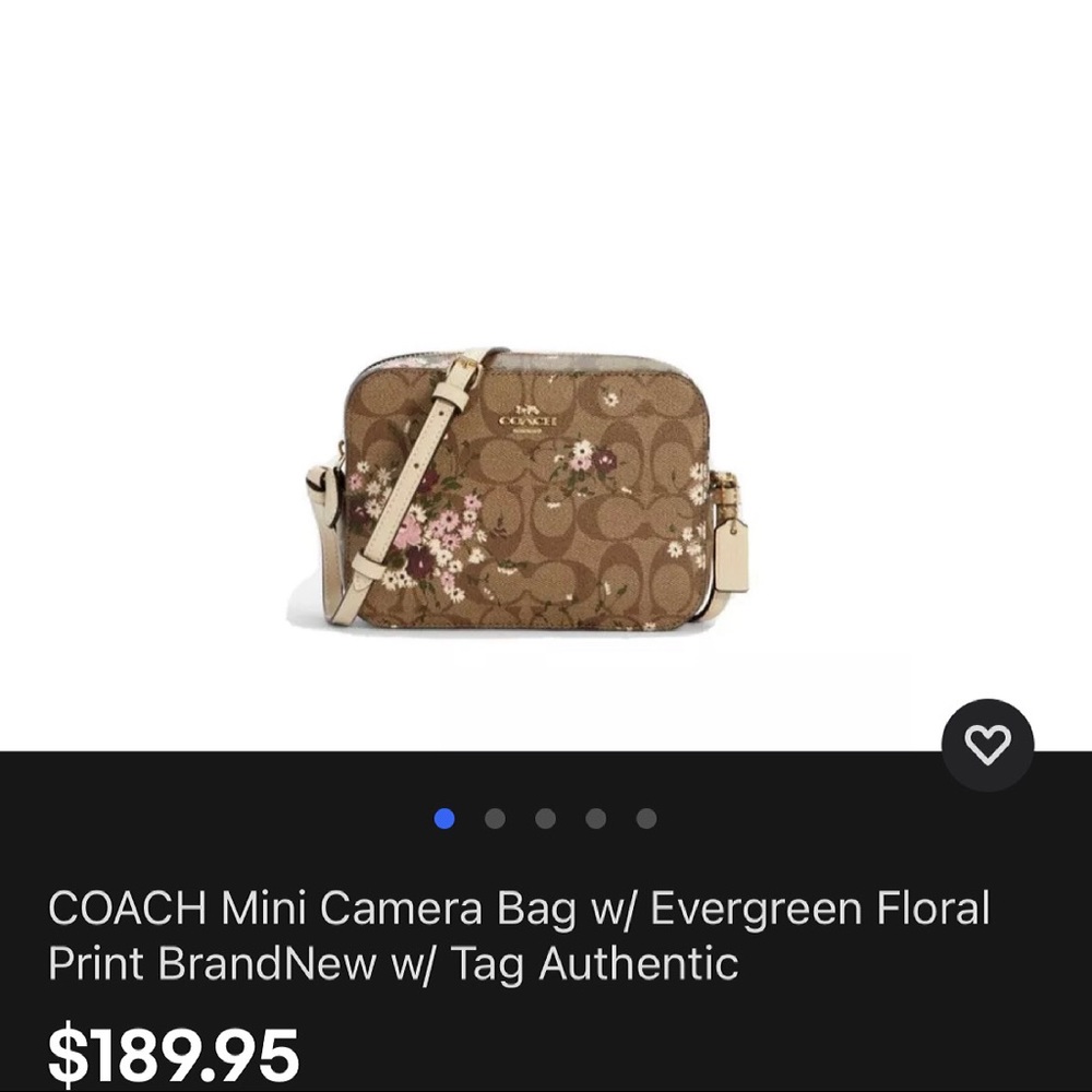 SOLD ---- COACH MINI BAG